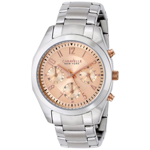 Caravelle New York by Bulova Women's 45L143 Analog Display Japanese Quartz White Watch