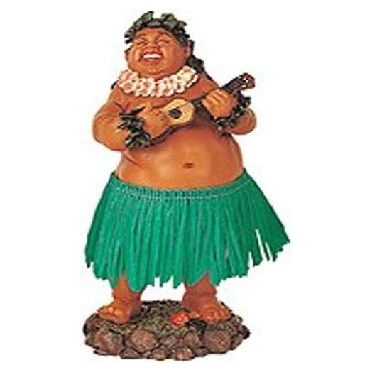 KC Hawaii Dashboard Hula Doll Local Boy with Ukulele 7 inch