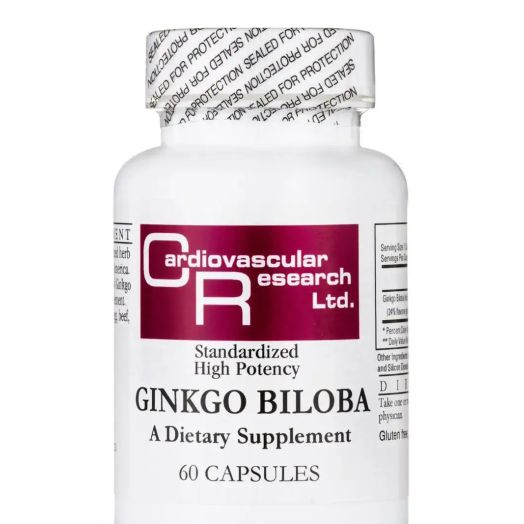 Ecological Formulas Ginkgo Biloba (Standardized High Potency) - 60 Capsules