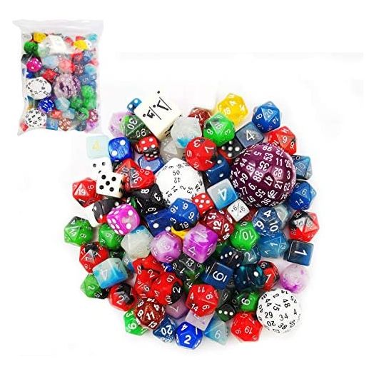 Bescon Big Better Rejects Dice Pack 100+, Second Dice Set 100pcs