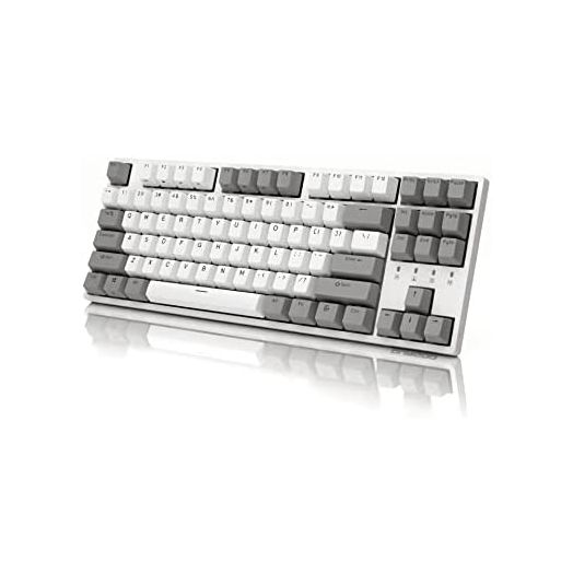 Durgod Taurus K320 TKL Mechanical Keyboard | 87 Keys Tenkeyless | USB C Wired | Doubleshot PBT Keycaps | Programmable Keys | NKRO Rollover | Windows & Mac | Cherry MX Brown, White