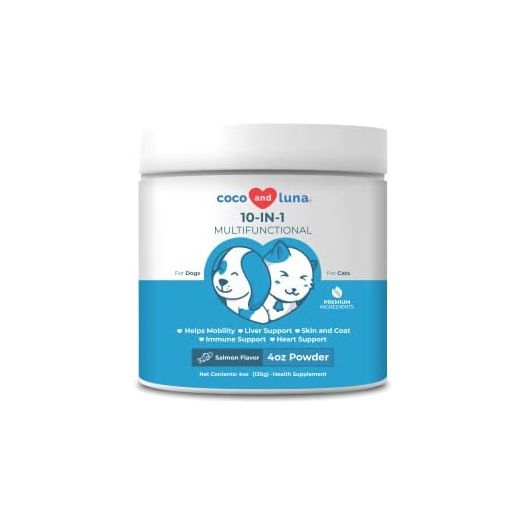 10 in 1 Multivitamin for Dogs - Multivitamin for Dogs, Glucosamine, Vitamin C for Dogs, Dog Vitamins and Supplements, Milk Thistle for Dogs, DHA, EPA, Vitamin B for Dogs, Dog Immune Supplement