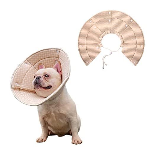 Dog Recovery Collar, Soft Elizabethan Protective Cone, Foldable Adjustable Pet Recovery Cone Collar After Surgery for Small Medium Large Dogs Cats Kittens Puppies to Prevent Licking Wounds