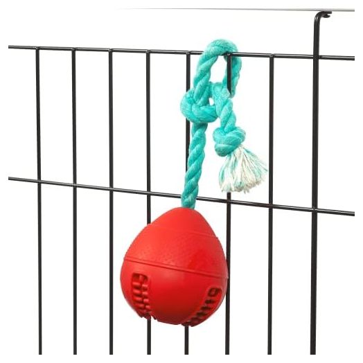 Fossa Interactive Dog Toys, Crate Training Aids for Puppies, Puzzle Treat Dispenser with Rope, Multifunctional Dog Toys - for Reduce Dog Boredom and Anxiety, Dog Teeth Cleaning and Chew Toy