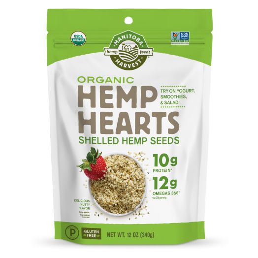 Manitoba Harvest Organic Hemp Hearts, 12.0oz