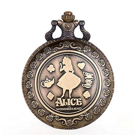 Tiong Retro Pocket Watch Quartz Antique Birthdays Party Cosplays Best Gifts for Girl Girls