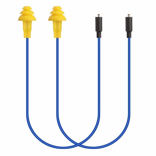 MIPEACE 2 Pieces Replacement Earbuds Cables for Work Earbuds Bluetooth(Blue & Yellow)