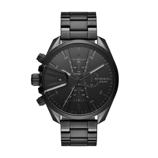Diesel MS9 Men's Watch with Stainless Steel Bracelet, Genuine Leather or Silicone Band