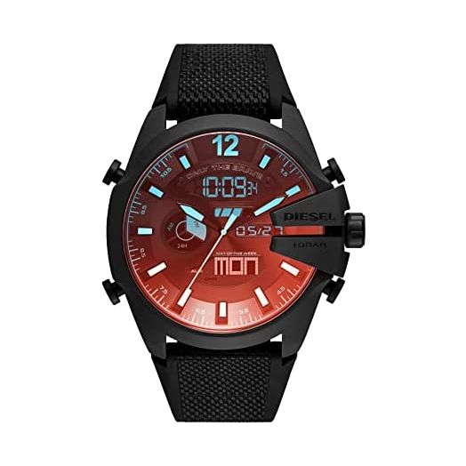Diesel Men's Mega Chief Stainless Steel Analog-Digital Watch