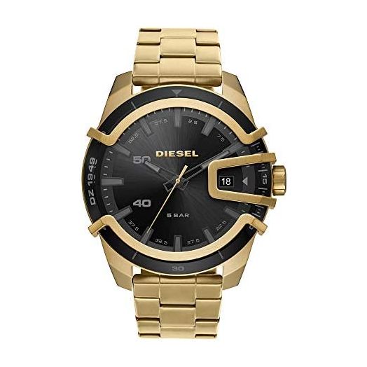 Diesel Men's Caged Stainless Steel Quartz Watch
