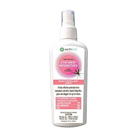 Stay Away Picaridin Mosquitoes Insect Repellent Unscented Spray - All Natural, Environmentally Friendly, No Mess, Standard Size 4-Ounce (1-Pack)