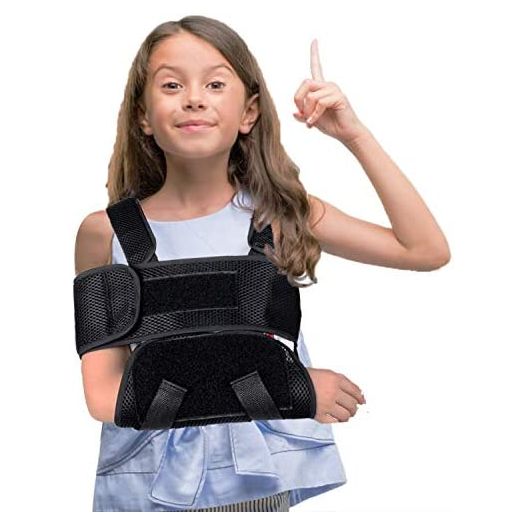 DouHeal Medical Kids Arm Sling, Adjustable Rotator Cuff Elbow Support