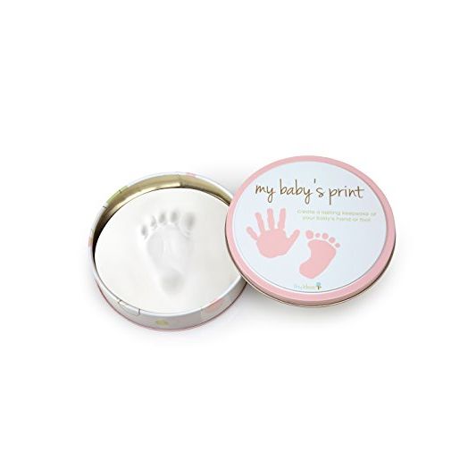 Tiny Ideas Easy to Use Handprint Tin, Pink