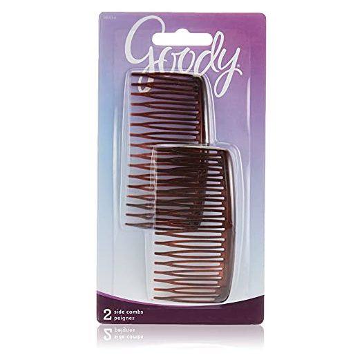 Goody WoMens Classics Mock Tort Comb, Side, 0.51 Inch, 2 Count
