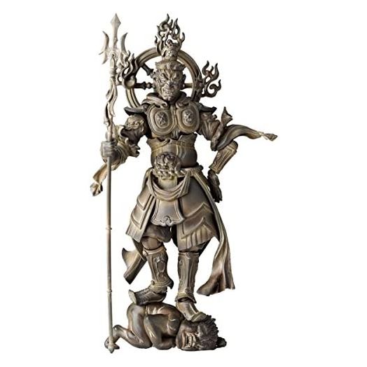 Kaiyodo Takeya Revoltech Action Figure: #005 Jikokuten Wooden Version