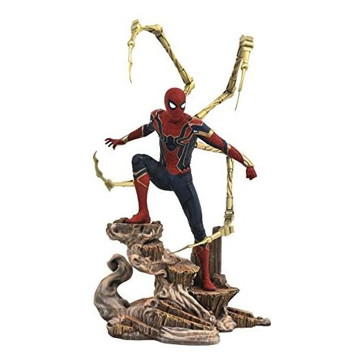 DIAMOND SELECT TOYS Marvel Gallery: Avengers Infinity War Movie Spiderman PVC Gallery Figure