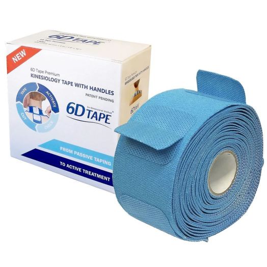 6D Tape Therapeutic Tape with Handles, 5-Meter Roll