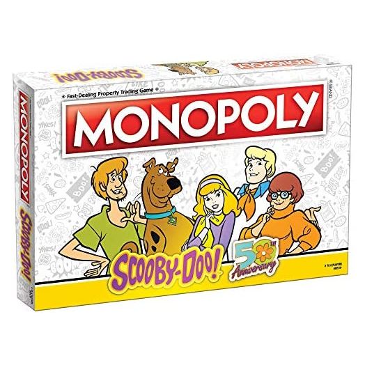 Monopoly Scooby-Doo! Board Game, Featuring Character Artwork and Episodes