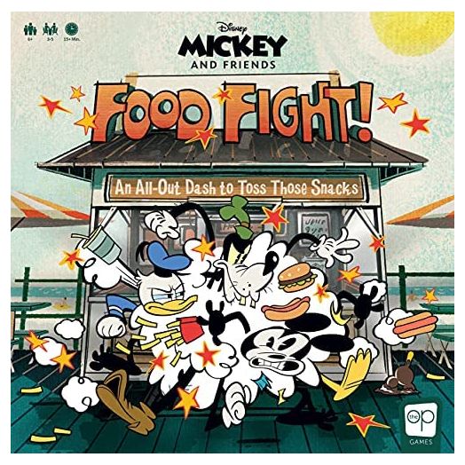 USAOPOLY Disney Mickey and Friends Food Fight Dice Game
