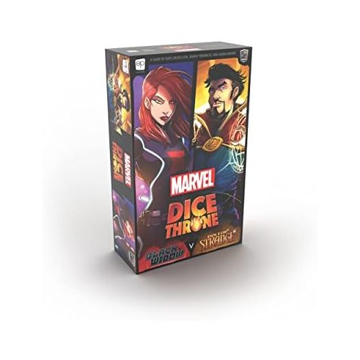 USAopoly Marvel Dice Throne | 2 Hero Box Featuring Black Widow, Doctor Strange | Standalone Competitive Dice Game | Officially-Licensed Marvel Game | Compatible with The Dice Throne Ecosystem
