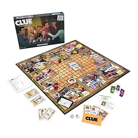 CLUE: Friends | Solve The Mystery in This Collectible Clue Game | Featuring Characters & Locations from Friends TV Sitcom Series | Officially-Licensed Friends TV Show Game & Merchandise