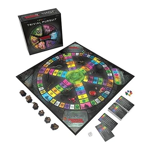Trivial Pursuit: Dungeons & Dragons Ultimate Edition | Collectible Trivia Board Game Featuring 6 Monster Movers and 1800 Questions Across 6 Categories | Officially-Licensed D&D Game & Merchandise