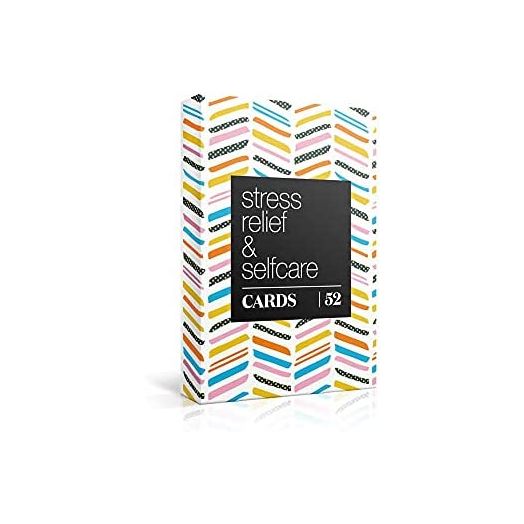 52 Stress Less & Self Care Cards, Mindfulness & Meditation Exercises, Anxiety Relief & Relaxation