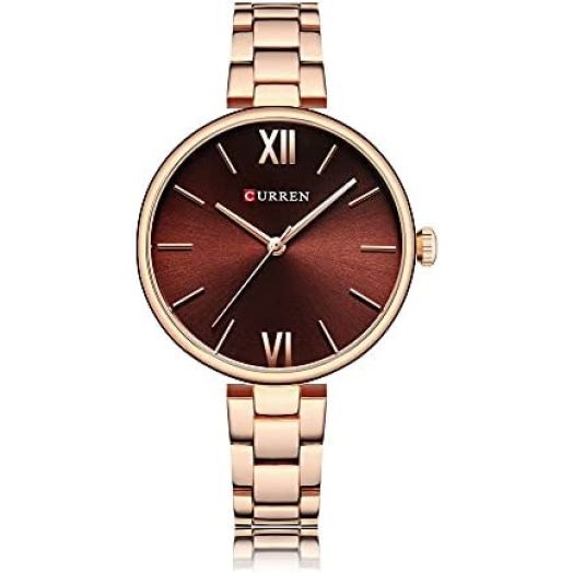Women Watches Narrow Stainless Steel Band Quartz Watch Girls Fashion Ultra-Thin Wristwatches