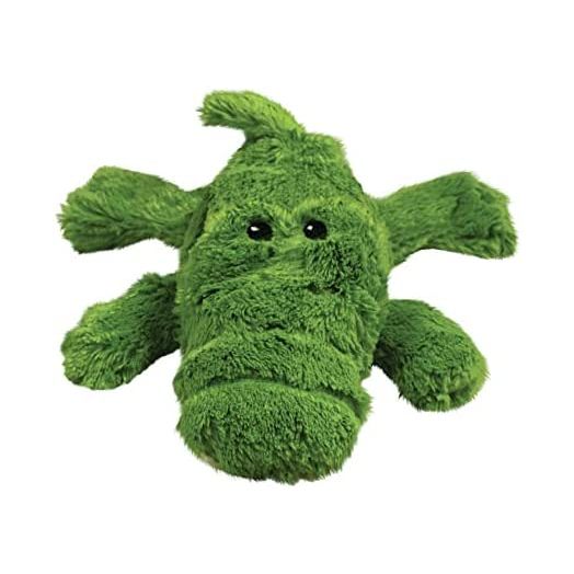 KONG - Cozie Ali Alligator - Indoor Cuddle Squeaky Plush Dog Toy, - for Medium Dogs