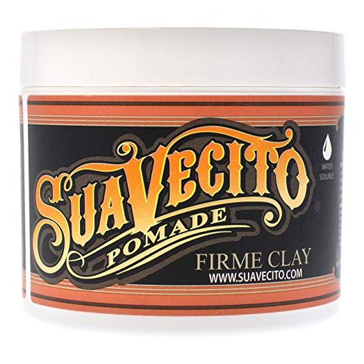 Suavecito Pomade Firme Clay 4 oz, Strong Hold Hair Clay For Men (1 Pack)