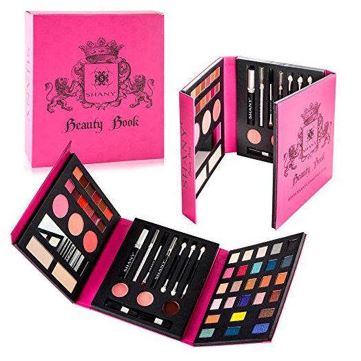 SHANY Beauty Book Makeup Kit, 35 Colors Eye shadow, Lip Colors & Mirror