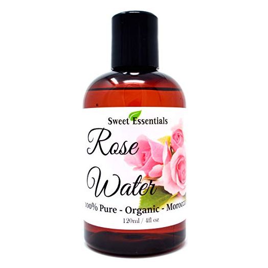 Premium Organic Moroccan Rose Water - 4oz - Imported from Morocco - 100% Pure (Food Grade) No Oils or Alcohol - Rich in Vitamin A & C. Perfect for Reviving, Hydrating & Rejuvenating Your Face & Neck