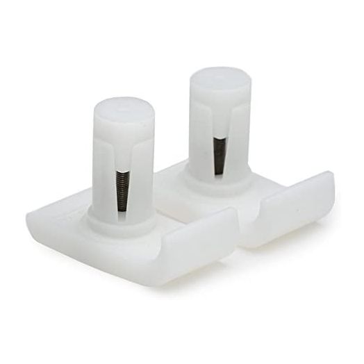 Top Glides Flexfit Universal Ski Glides, 1 Pair (White)
