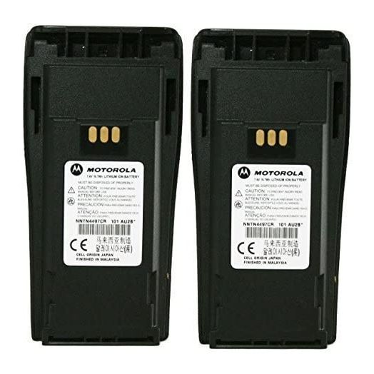 MOTOROLA Orignal OEM NNTN4497DR Double Pack 7.4 Volts LI-ION