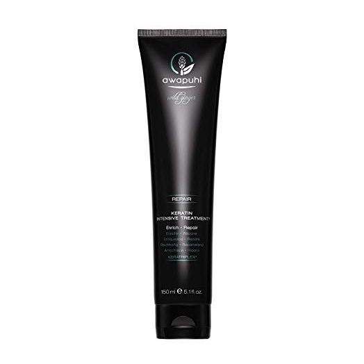 Paul Mitchell Awapuhi Wild Ginger Keratin Intensive Treatment, Rebuilds + Repairs, For Dry, Damaged + Color-Treated Hair