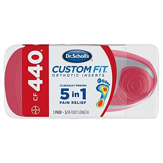 Dr. Scholl's Custom Fit Orthotic Inserts, CF 440, Red