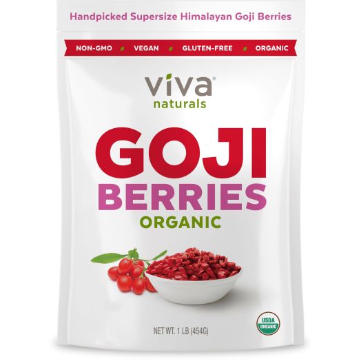 Viva Naturals, Organic Goji Berries 1 Lb