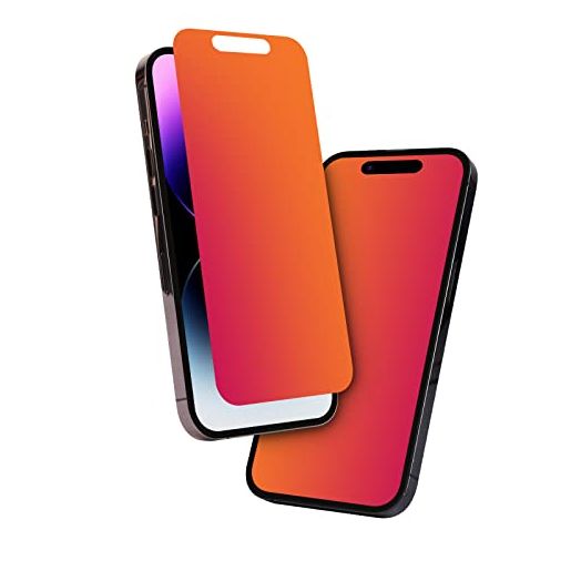 JIEYKJO For iPhone 14 pro max/iPhone 15 plus Privacy Screen Protector - Anti-Blue Light, Anti-Glare, Anti-Spy Gradient Color Privacy Screen Protector Film (6.7 inch)