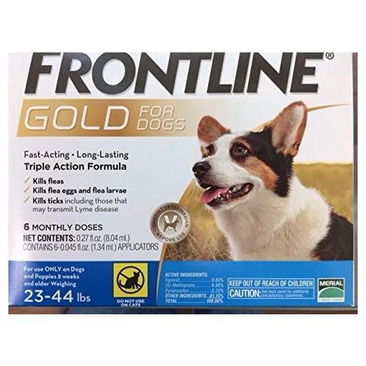 FRONTLINE Gold for Dogs 2344 lbs Blue (6 Month)