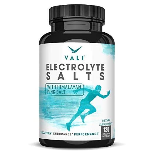 VALI Electrolyte Salts Rapid Oral Rehydration Replacement Pills. Hydration Nutrition Powder Supplement, Recovery & Relief Fast. Fluid Health Essentials. Keto Salt Mineral Tablets. 120 Veggie Capsules