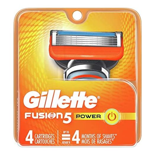 Gillette Fusion5 Men's Razor Blade Refills, 4 Count