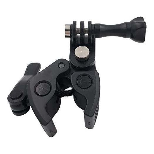 VGSION Camera Fishing Rod / Archery / Guns Clamp Mount for GoPro Hero 10, Hero 9, Hero 8, Hero 7, Hero 6, Hero 5 Session, Insta360 Go 2, One R