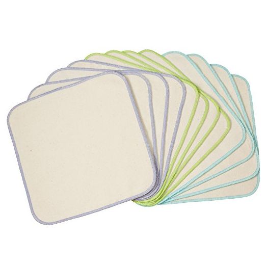 OsoCozy Organic Flannel Baby Wipes 12 pack