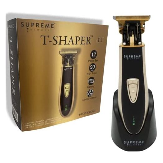 SUPREME TRIMMER Men's Hair Trimmer ST5210 Beard Trimmer for Men Professional Barber Liner Cordless Hair