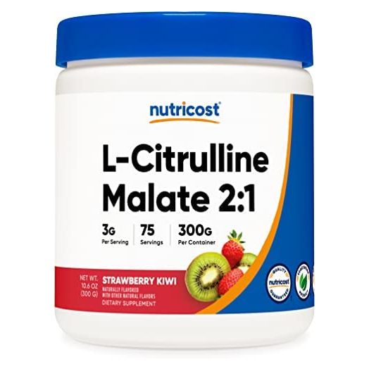 Nutricost L-Citrulline Malate 2:1 (300 Grams) (Strawberry Kiwi)