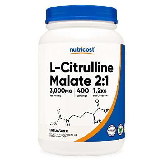 Nutricost L-Citrulline Malate Powder (2:1) 1.2KG