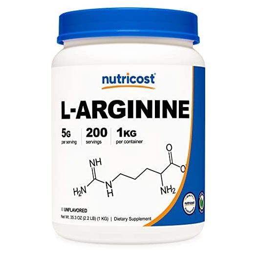 Nutricost L-Arginine Powder 1KG, 5g Per Serving