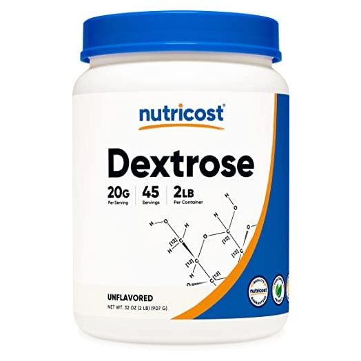Nutricost Dextrose Powder 2 LBS, Non-GMO, Gluten Free