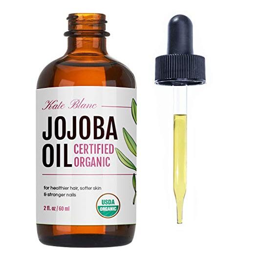 Kate Blanc Cosmetics Jojoba Oil for Hair Growth, Skin, & Face (2oz)