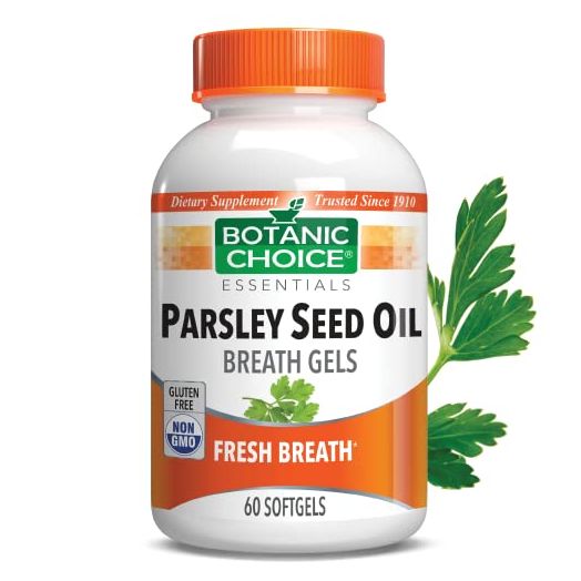 Botanic Choice Parsley Seed Oil Supplement, 60 Count Softgels